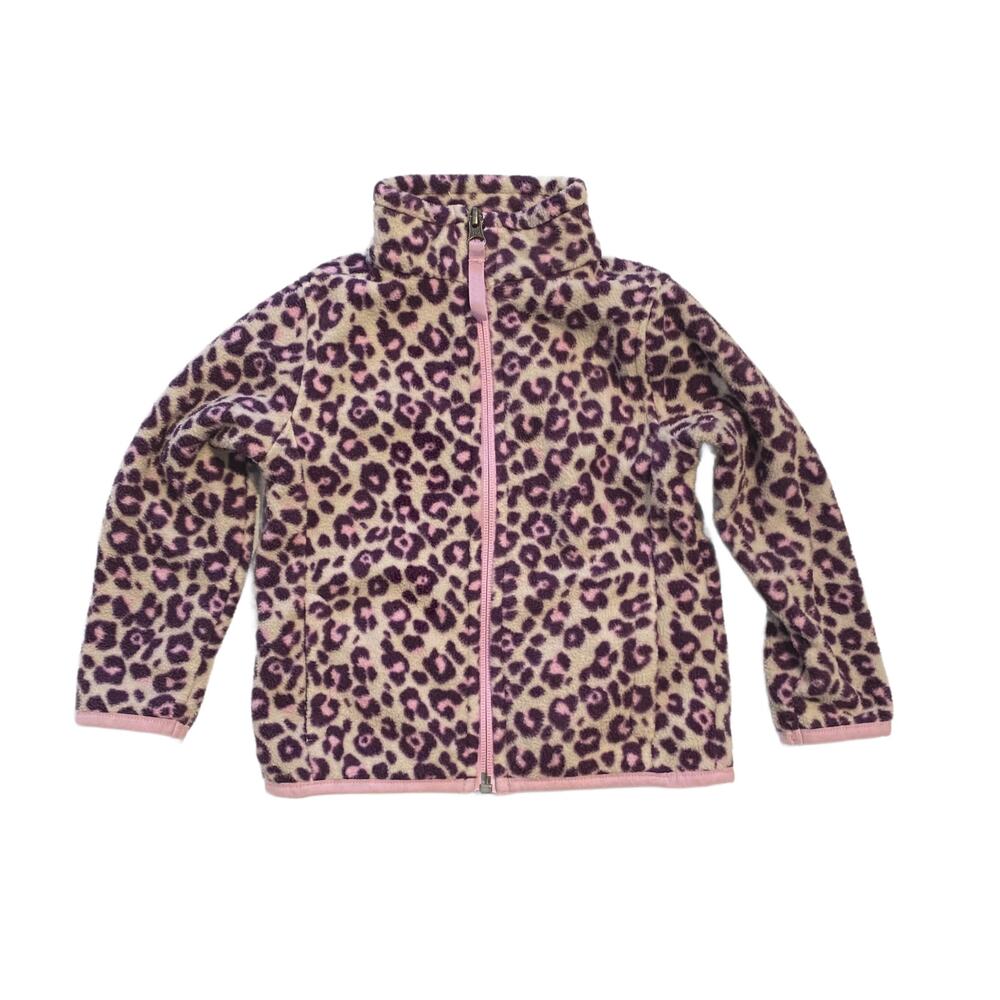 Purple and Pink Animal Print Jacket 2 Toddler